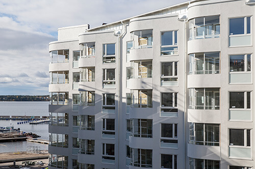 Stolta leverantörer av Svalson Balkongsystem till drömboende i Luleå
